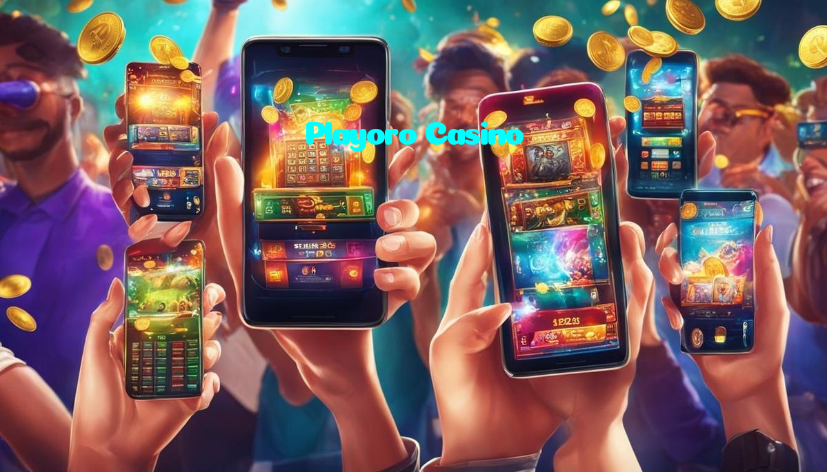 Playoro Casino casino presented on mobile device in Pakistan with slots and live games